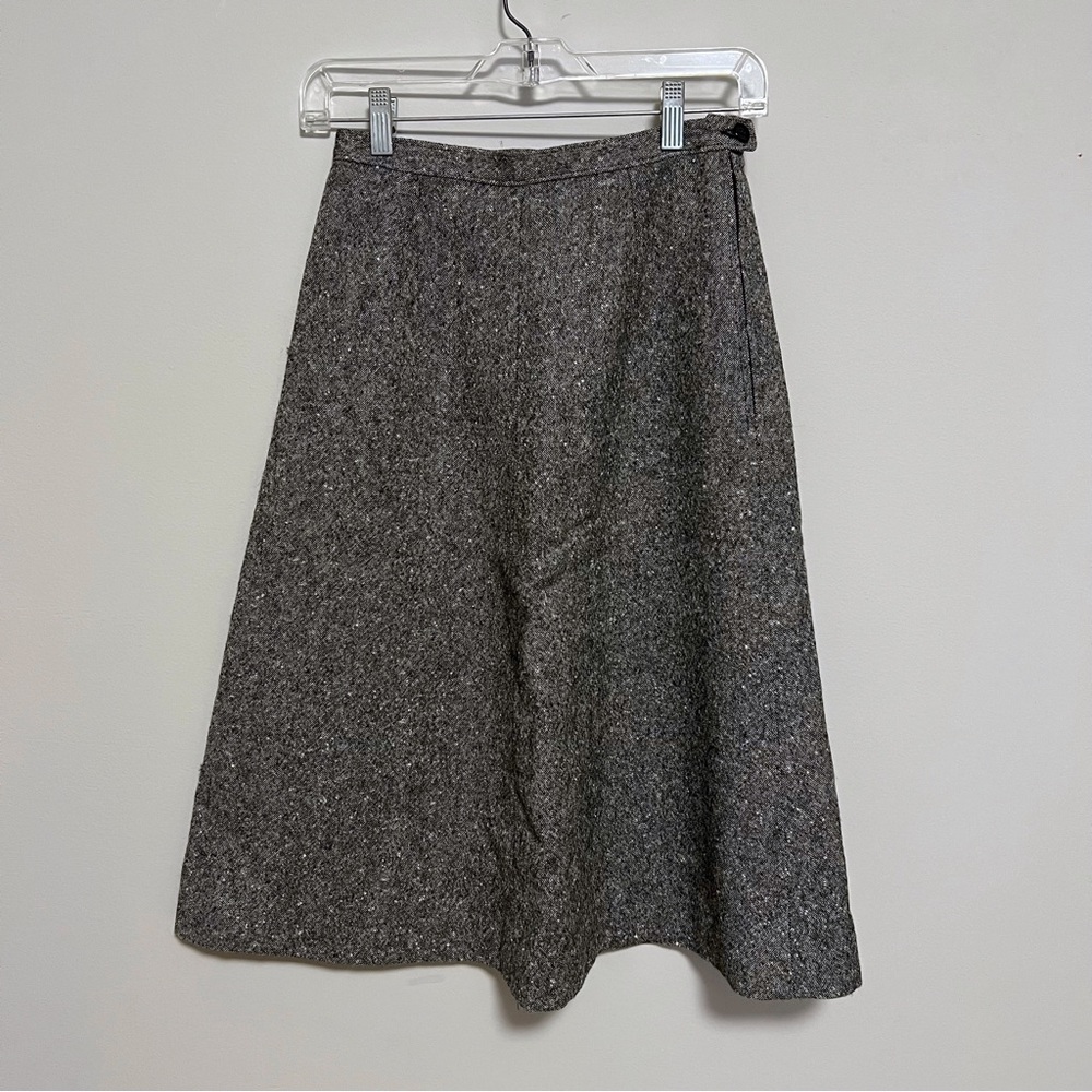Vintage Pendleton wool tweed skirt